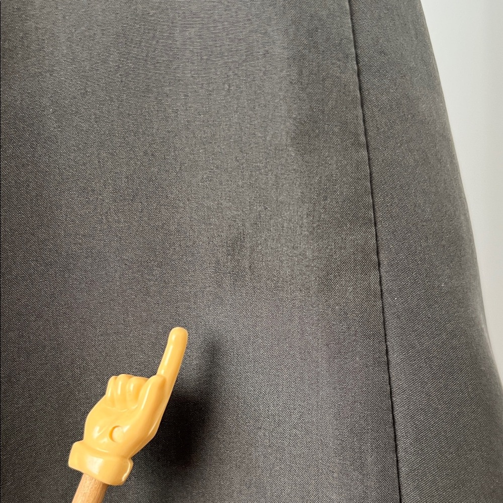 100% Silk Sundance charcoal Midi Skirt - Picture 6 of 12